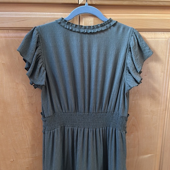 PINCH Green Ruffle Dress - Picture 5 of 7